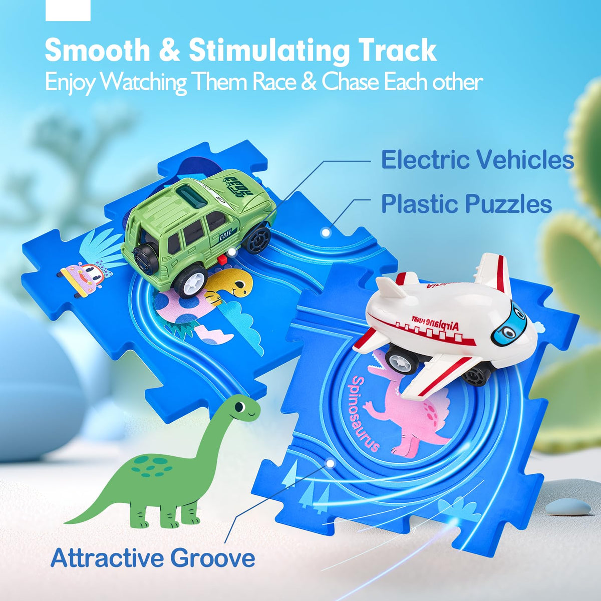 Hahaland Puzzle Racer brain teaser fosters creativity and logical thinking