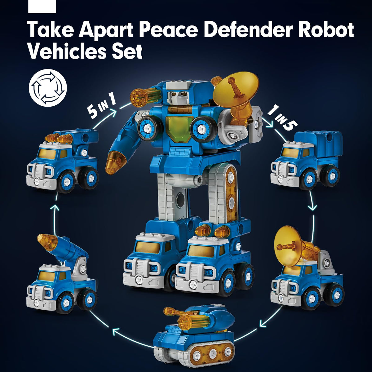 Hahaland robot transformation image highlights engaging vehicle-to-robot play