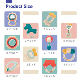 Hahaland safe materials and burr-free edges for curious babies.