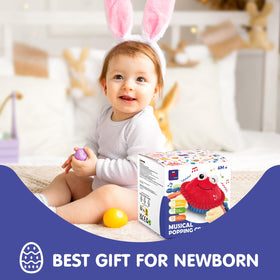 Hahaland safe plush crab for babies promotes soft, safe play.