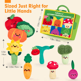 hahaland Sensory Garden rattle plush fuels auditory curiosity