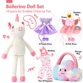 Hahaland Unicorns Dress-Up Outfits spark creative fashion play.
