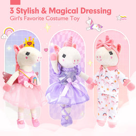 Hahaland Unicorns Plush Carry Bag for easy storage and travel.