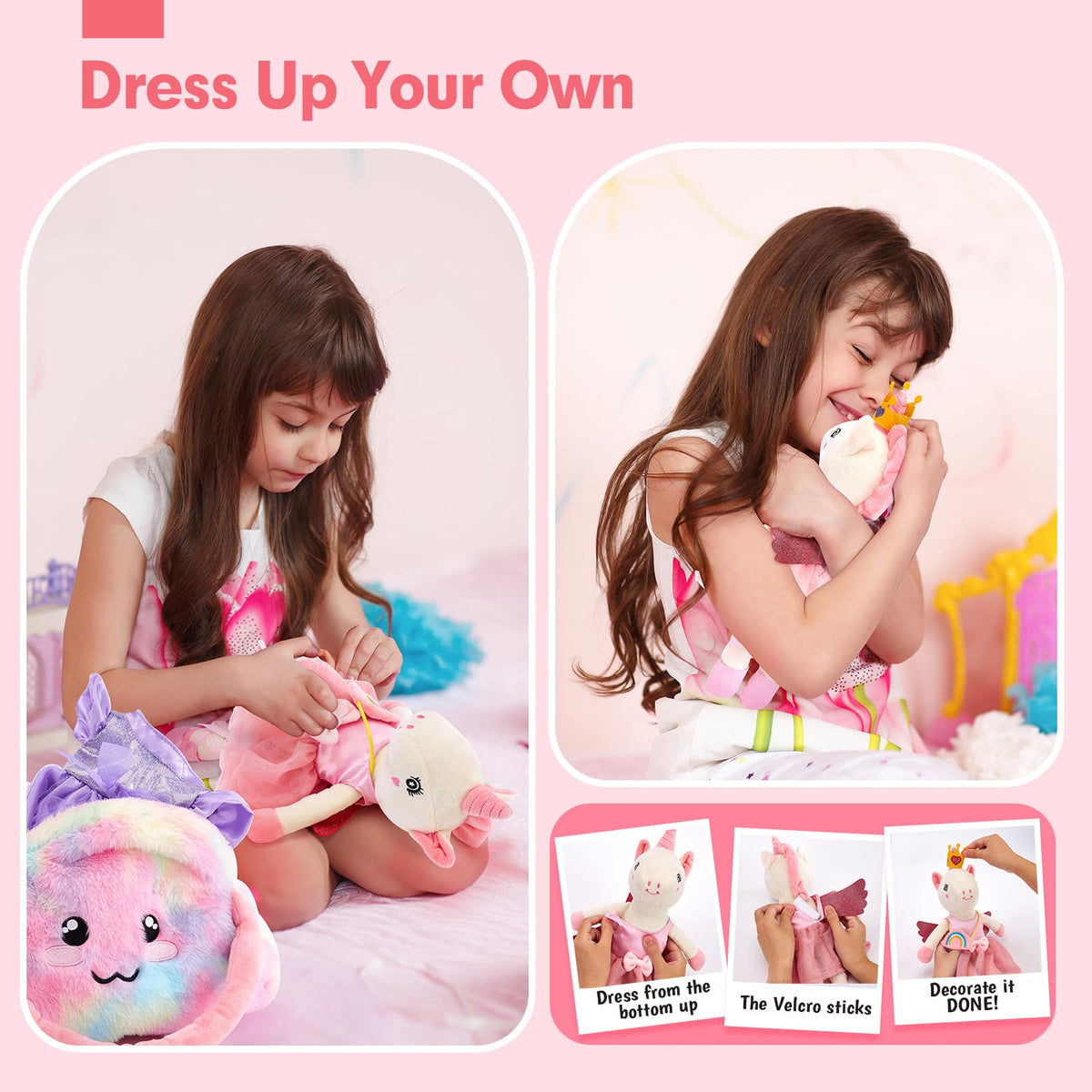Hahaland Unicorns Travel-Friendly Bag makes playdates simple.