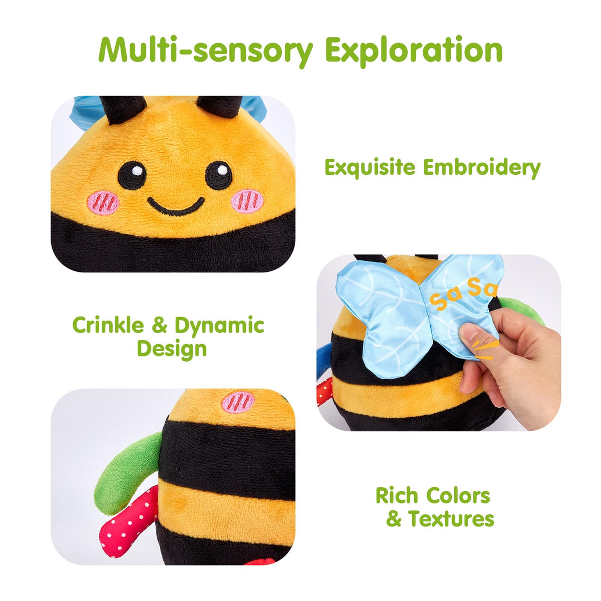 Hahaland USB-rechargeable bee toy offers convenient, battery-free playtime