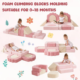 Versatile shapes enable various configurations in a playroom with HAHASOLE