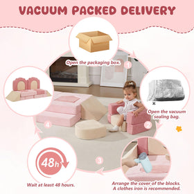 Gift-ready packaging and photo prop potential in a kids room with HAHASOLE