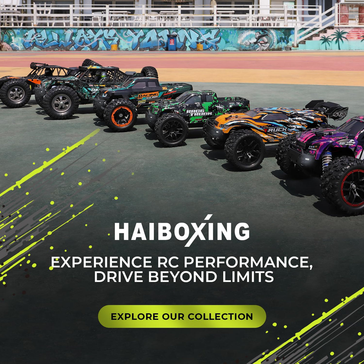 HAIBOXING 1:18 DIY decals for personalized customization and flair.