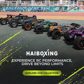 HAIBOXING 1:18 DIY decals for personalized customization and flair.