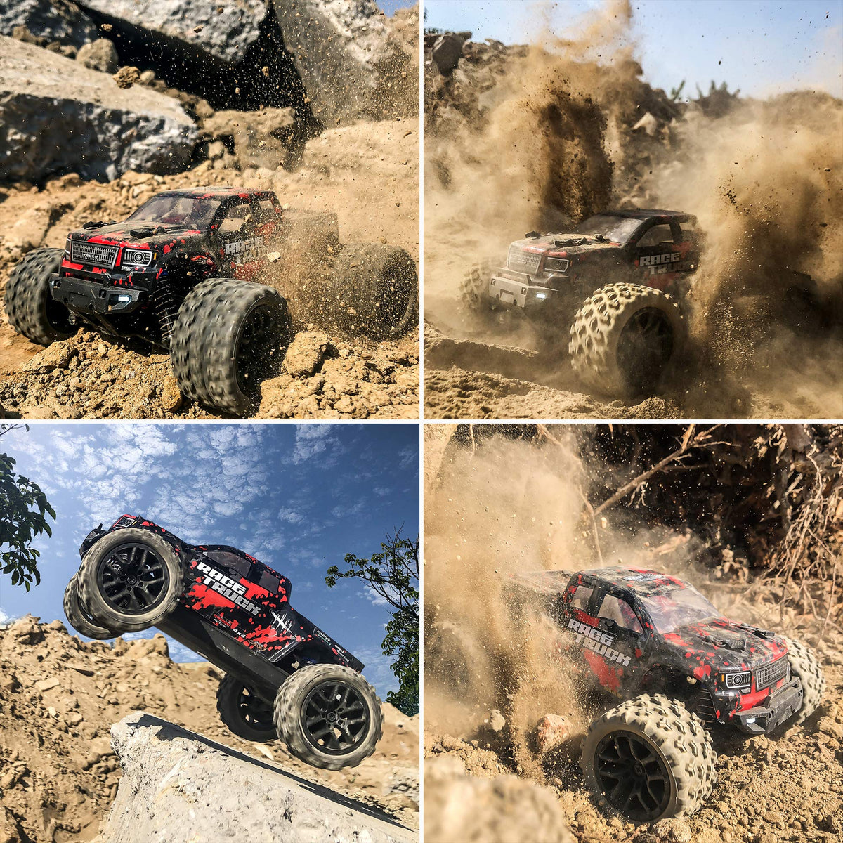 HAIBOXING 1:18 all-terrain RC car chassis emphasizes 4WD stability