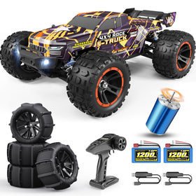 HAIBOXING 16890A brushless motor powering fast off-road runs.