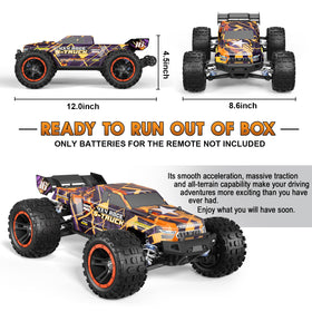 HAIBOXING 16890A dual Li-Po batteries provide up to 30 minutes of play.