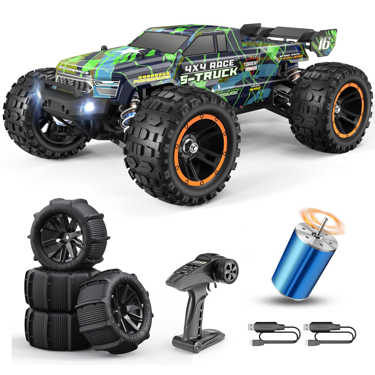 HAIBOXING 16890SA brushless motor for fast acceleration