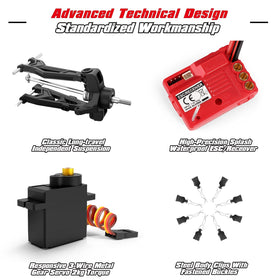 HAIBOXING 18859A independent suspension for smooth handling on bumps