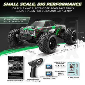 HAIBOXING 18859E RC truck dual batteries extend playtime