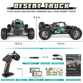 HAIBOXING 2995 RC truck with battery packs for extended playtime