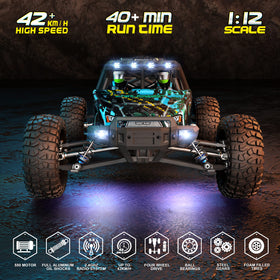 HAIBOXING 2995 RC truck drivetrain close-up illustrating 4x4 capability