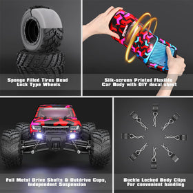 HAIBOXING 903RC 2.4GHz radio offers long range for multi-car races.