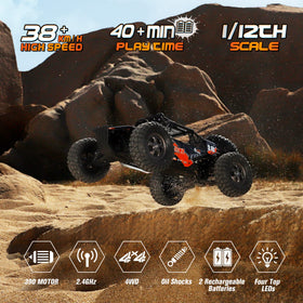 HAIBOXING remote control car 4x4 chassis highlights durable diff and high-traction tires