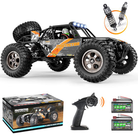 HAIBOXING remote control car 1:12 hero shot showcases speed and rugged design for outdoor fun