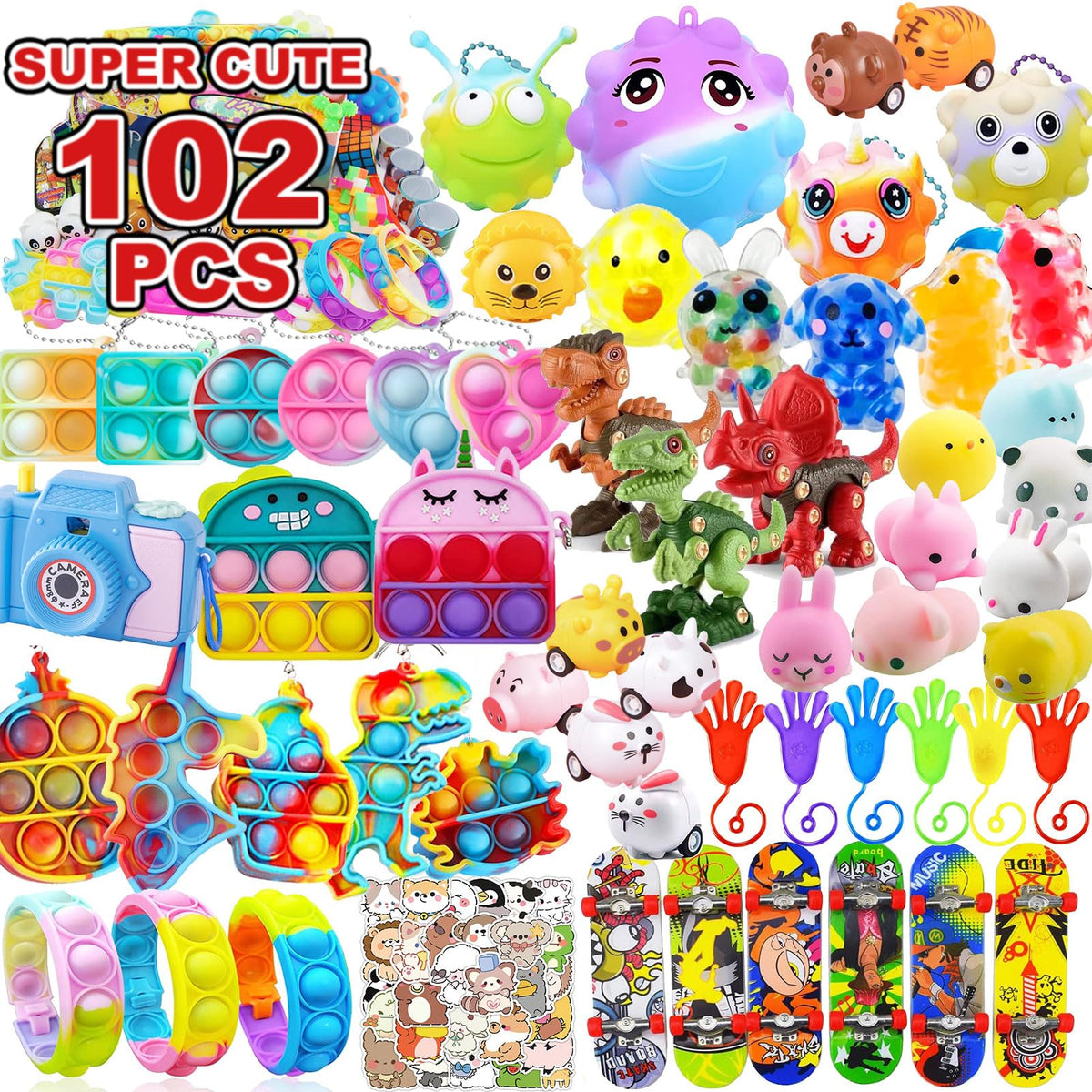 HAICORO 102pcs party favors display for celebrations and classroom prizes
