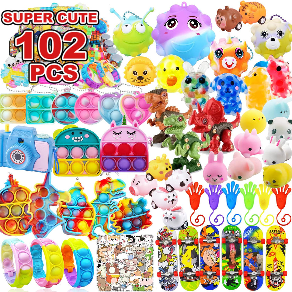 HAICORO 102pcs party favors display for celebrations and classroom prizes