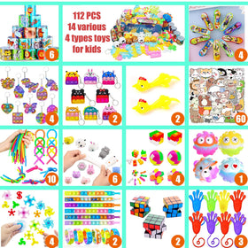 HAICORO 112pcs animal stickers for crafts and prizes