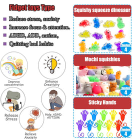 HAICORO mini pop-it keychains pack ideal for on-the-go fidgeting