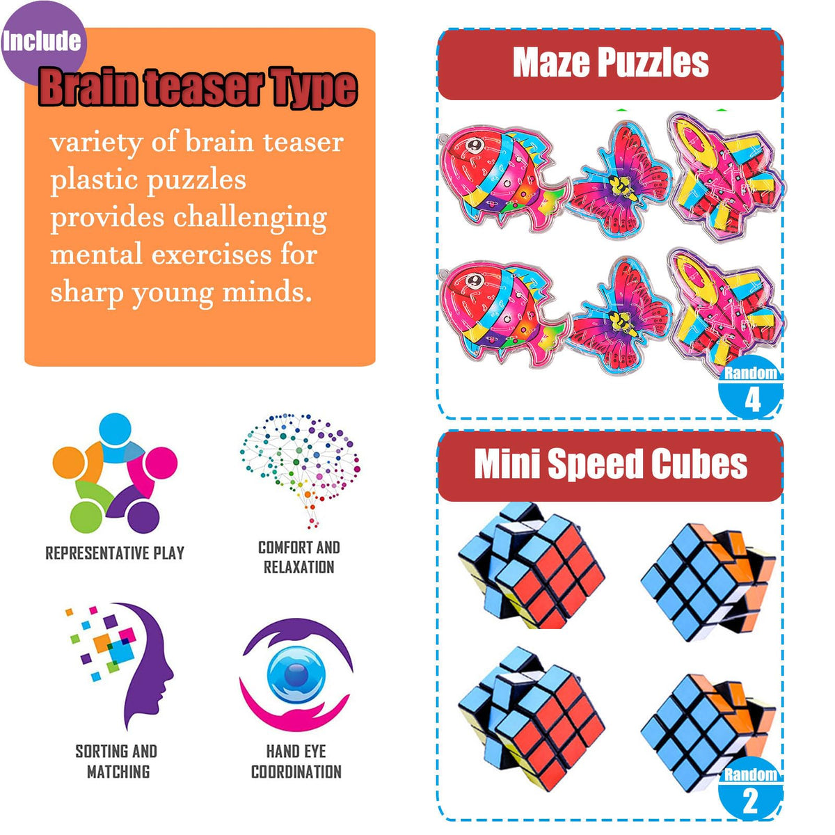 HAICORO mini stretchy strings, stretchy fidget for tense hands.
