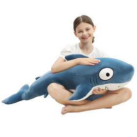 HAIJUNYA soft plush body pillow great for lounging or napping.