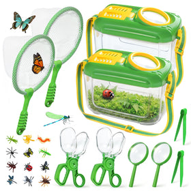 HAIMST Bug Catcher Kit with butterfly net for outdoor exploration and insect discovery.