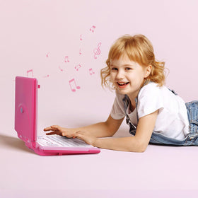 HAIOUMM Kids Laptop portable design for learning anywhere