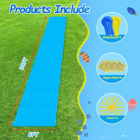 HAIROPO Slip Water Slide creates backyard summer fun gatherings