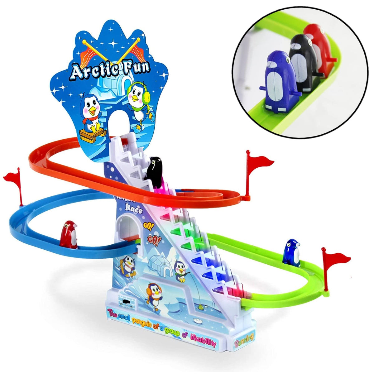 Haktoys ABS plastic construction ensures safe, durable toy time