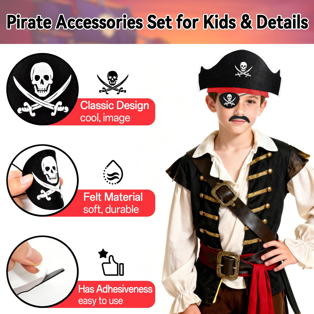 Halatool eye patch with glasses-friendly strap for comfortable play time