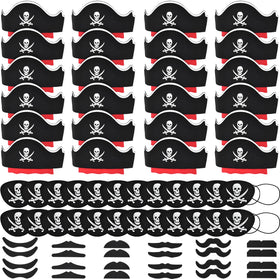 Halatool pirate hat with soft felt for comfortable wear across ages
