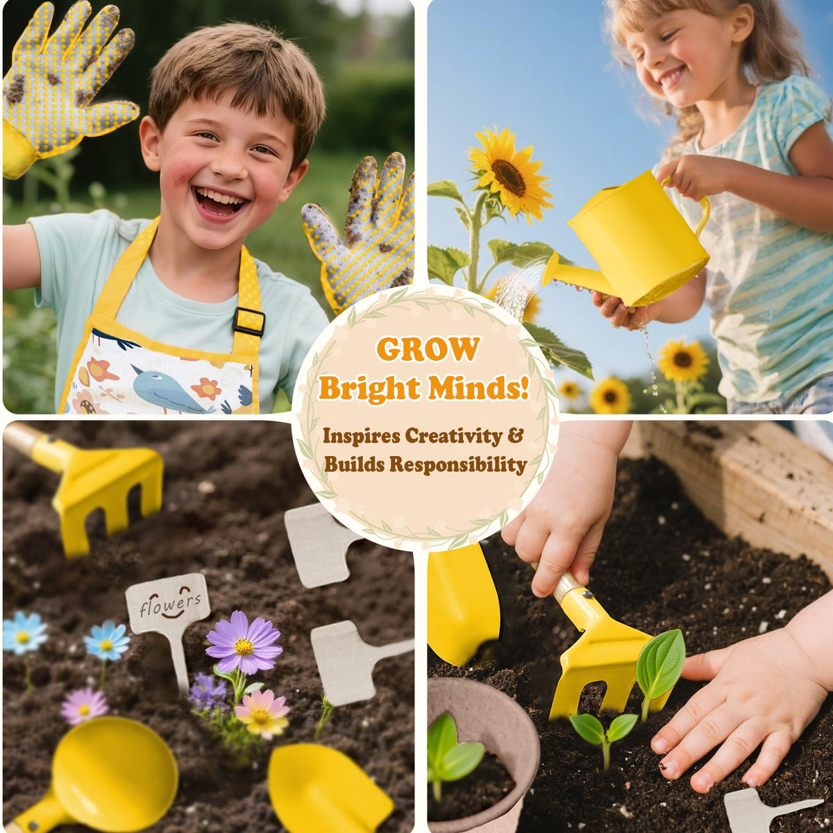 Halilus plant markers help label seeds and track growth.