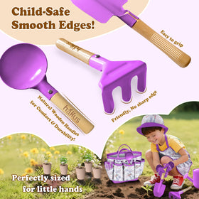 Halilus lightweight gloves provide safe, comfortable gardening for kids