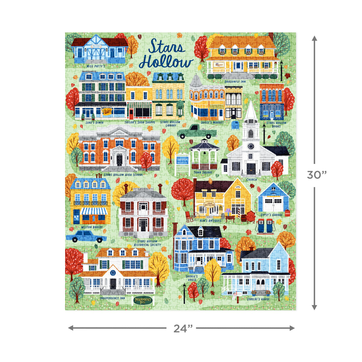 Hallmark Dragonfly Inn puzzle featuring the inn for a comforting, shareable puzzle session.