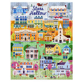Hallmark Gilmore Girls puzzle features Luke's Diner for nostalgic play.