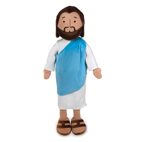 Hallmark My Friend Jesus plush doll in 13-inch size, a comforting bedtime companion.