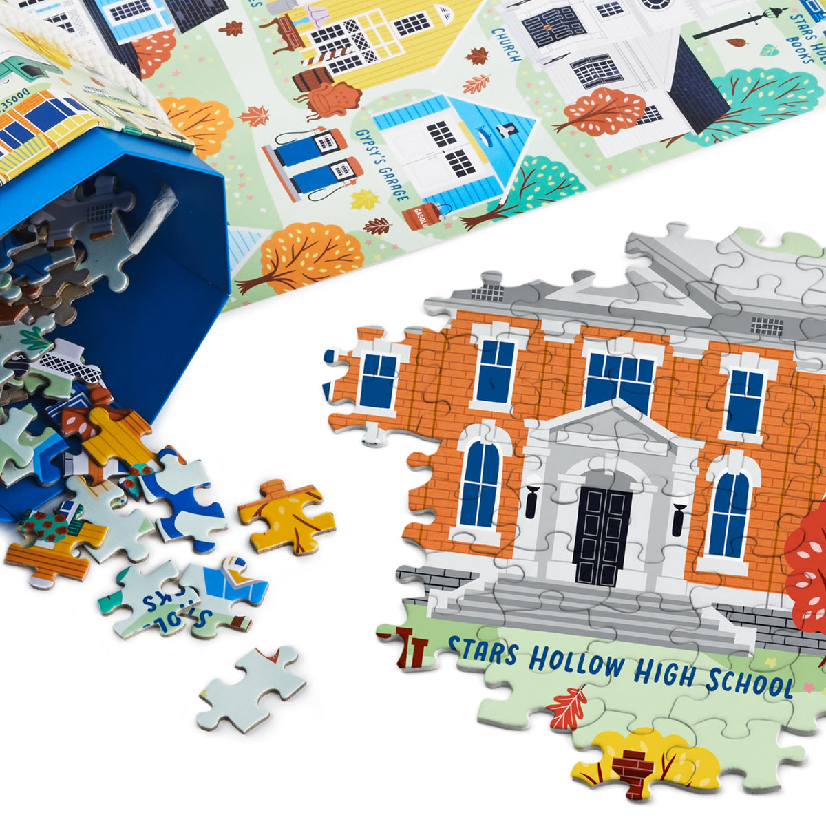 Hallmark 1,000-piece puzzle storage box for neat packing and gifting.
