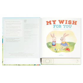 Hallmark recordable book credits Keely Chace and Chiara Fiorentino with charming illustrations.