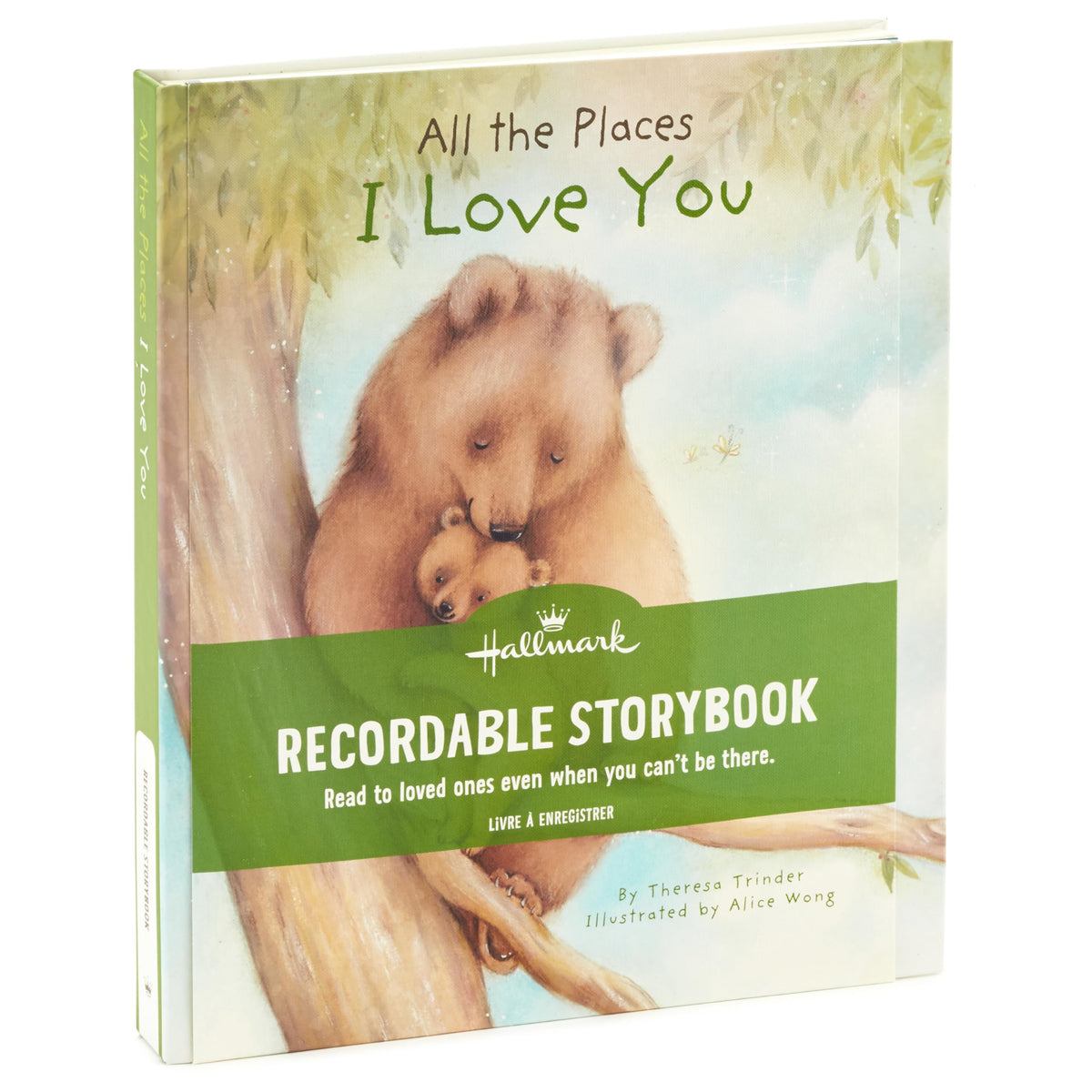 Hallmark recordable book voice save technology badge highlights recording feature