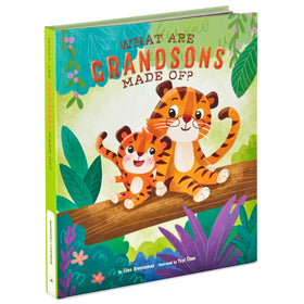 Hallmark recordable book cover with two tiger illustrations, a heartfelt gift idea.
