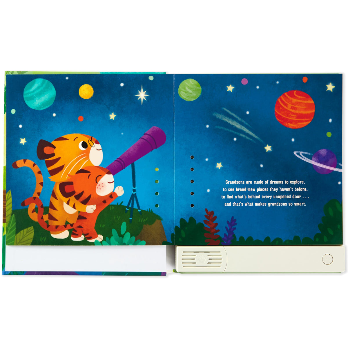 Hallmark book dimensions 8.63 by 10 inches, convenient for shelves.