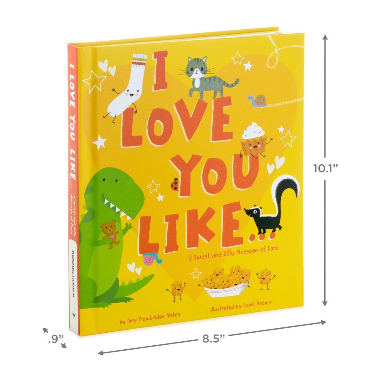 Hallmark recordable storybook with music illustrations, charming visuals for the rhyming tale.