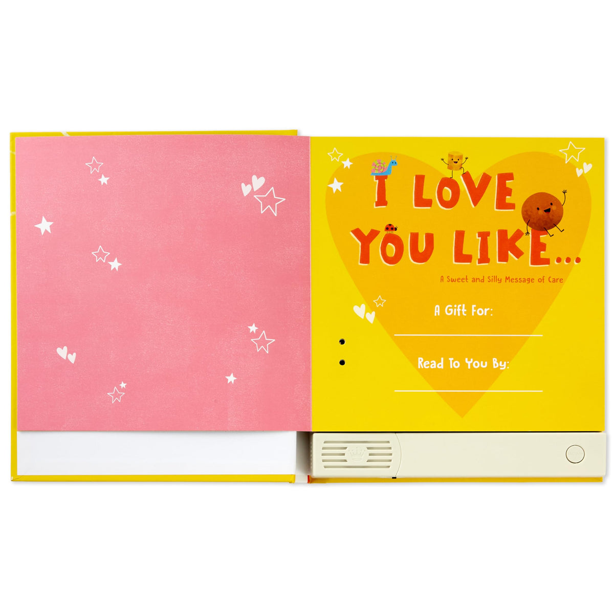 Hallmark recordable storybook with music size 8.5 by 10 inches.