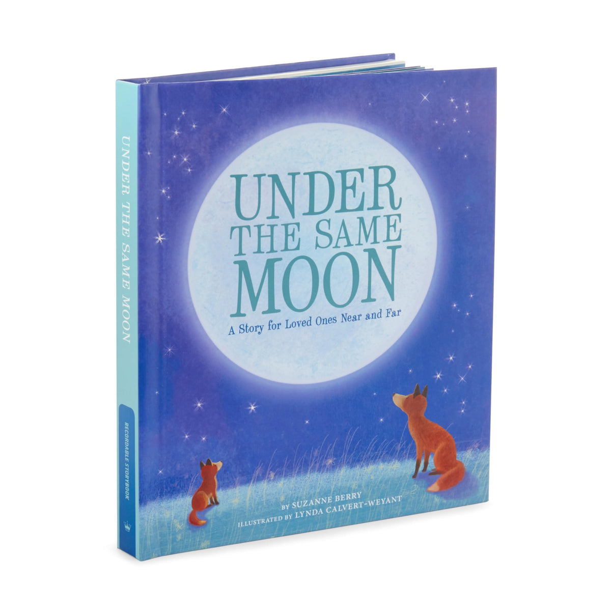 Hallmark Under The Same Moon Recordable Storybook cover with moonlit illustration for comforting bedtime moments.