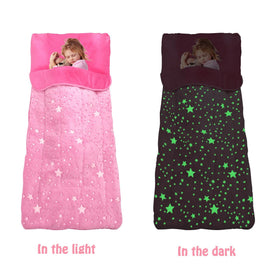 Hallo Bunny sleeping bag with pillow for convenient sleepovers
